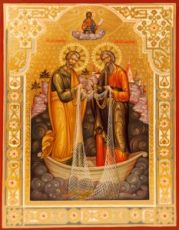 Икона Андрей и Петр, апостолы (рукописная)