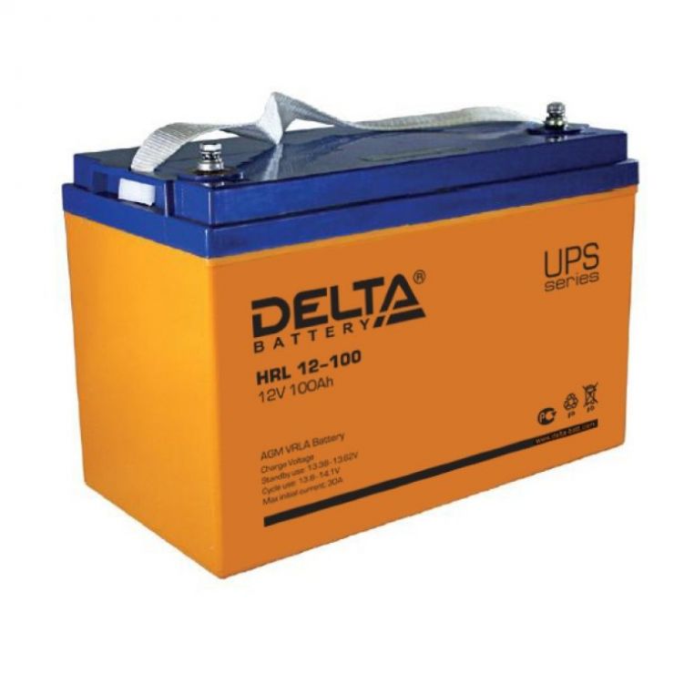 Аккумулятор свинцово-кислотный АКБ DELTA (Дельта) HRL 12-100 12 Вольт 100Ач