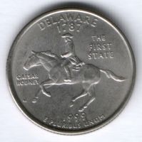 1/4 доллара 1999 г. Дэлавер, США