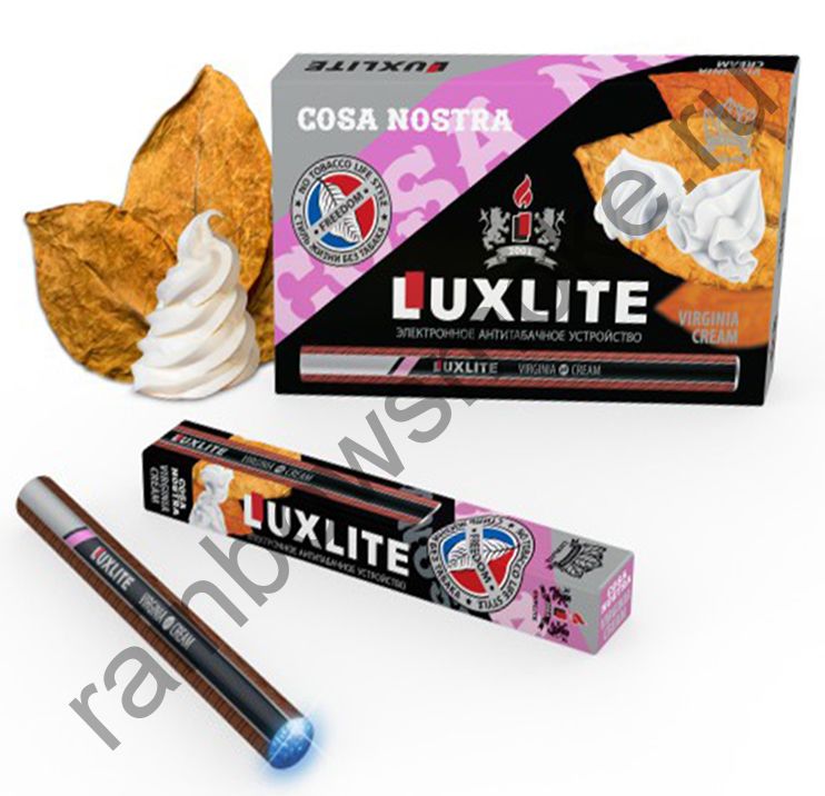 Электронная сигарета Luxlite Cosa Nostra  Вирджиния и крем (Virginia cream)