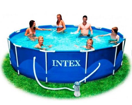 Каркасный бассейн 366х99см + аксессуары, INTEX
