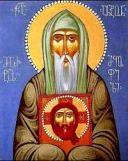 Икона Антоний Марткопский (рукописная)