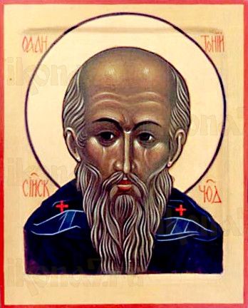 Икона Антоний Сийский (рукописная)