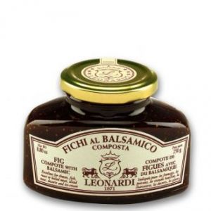 Варенье-компоста из Инжира с бальзамическим уксусом Leonardi Composta di Fichi Caramellati con Balsamico - 250 г (Италия)