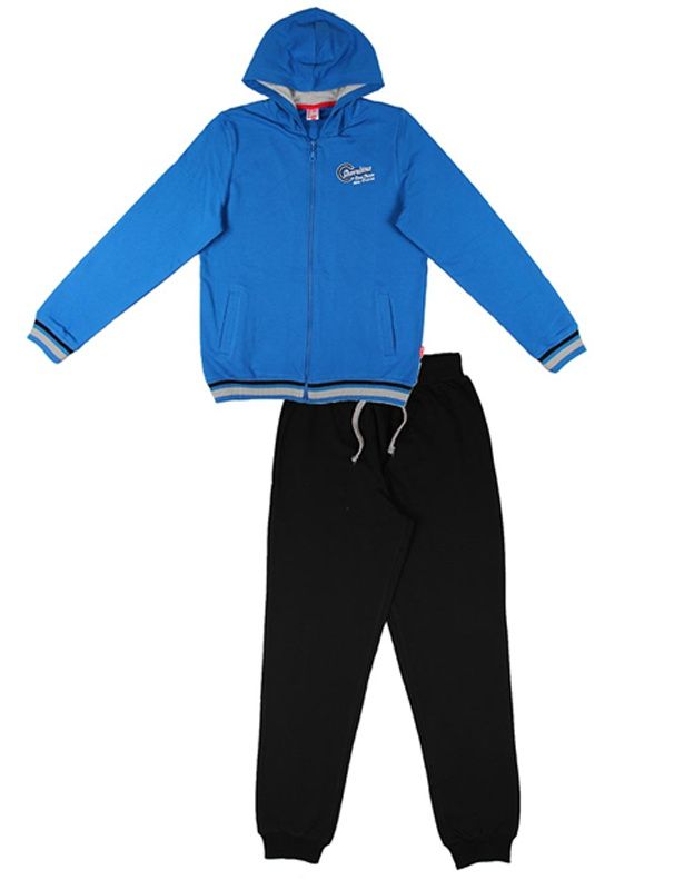 Сине-черный комплект для мальчика Крутой спортсмен