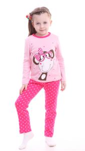 розовая пижама девочке от 3 лет
