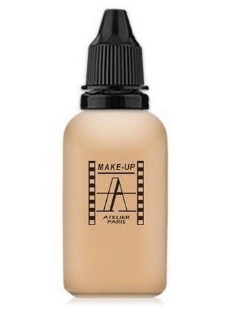 Make-Up Atelier Paris HD Fluid Foundation Gilded AIR2Y Yellow clear Тон-флюид водостойкий для аэрографа 2Y светло-золотистый