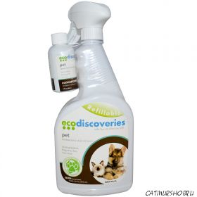 EcoDiscoveries, Pet (60 мл.) концентрат с бутылкой распылителем
