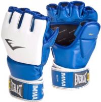 Перчатки тренировочные Everlast  MMA Grappling S/M синие, артикул 7684BLSMU