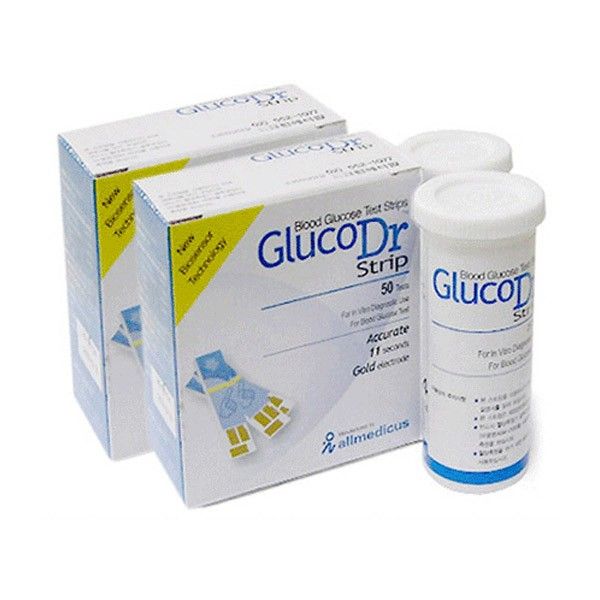 Тест-полоски «Глюко Доктор» (Gluco Dr №50 Strip AGM-2100)