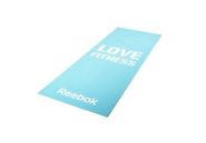 Фитнес-мат тонкий Reebok Love (голубой) RAMT-11024BLL