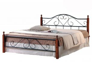 Кровать кованая AT 815 (метал. каркас) + основание Double Bed Size 140*200