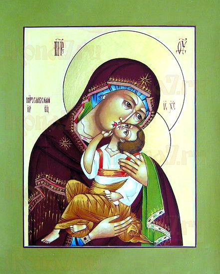 Ярославская икона Божией Матери (рукописная)