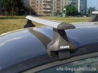 Багажник на крышу Mazda 3 (2013г.-...), Атлант, крыловидные дуги, опора Е