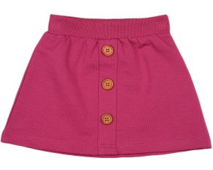 Лиловая юбка для девочки с пуговицами Мини Макси