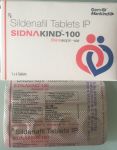 SIDNAKIND-100 , Силденафил 100 мг ,4 таб
