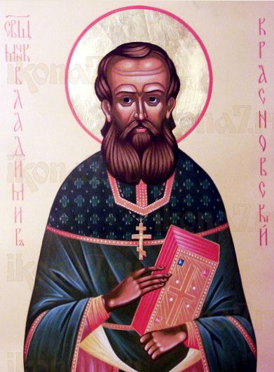 Икона Владимир Красновский (рукописная)
