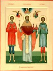 Икона Александр Ивантеевский (рукописная)