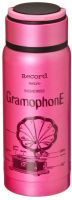 Термос Vetta розовый с рисунком Gramophone