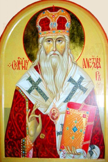 Икона Александр Харьковский (рукописная)