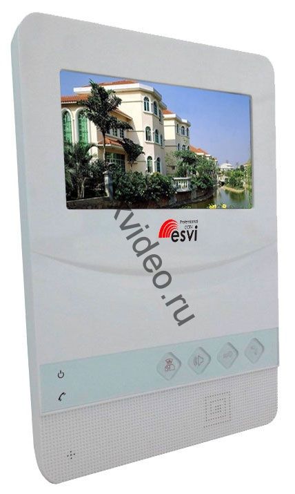 видеодомофон, 4.3" LCD TFT