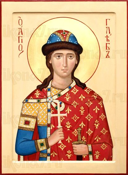 Икона Глеб, князь (рукописная)