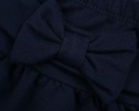 Темно-синяя трикотажная юбка на девочку