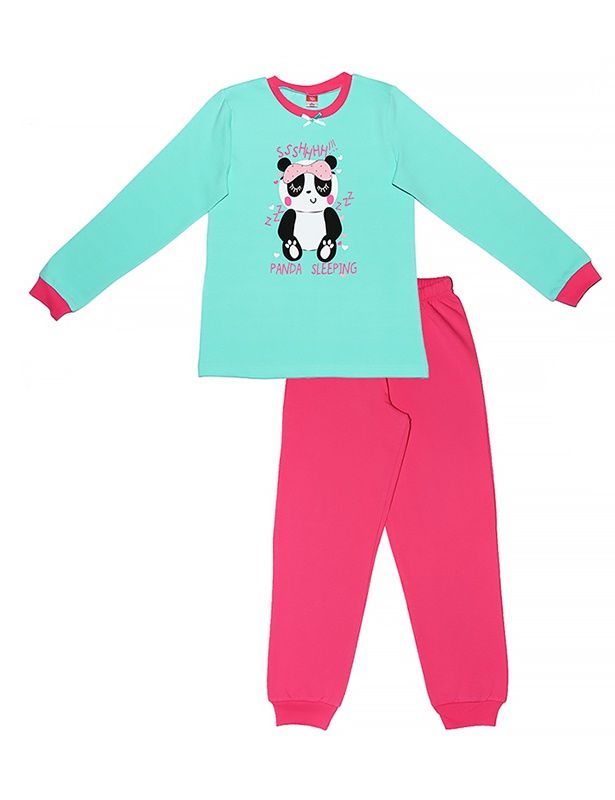 Пижама для девочки Сонная панда
