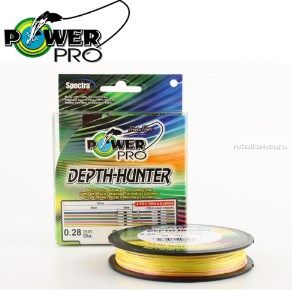 Леска плетёная Power Pro Depth Hunter Multicolor 150 м