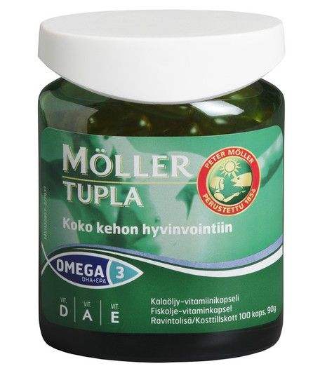 Moller Tupla Omega-3 (Моллер Тупла Омега -3 + Витамины A, D3 ,E)