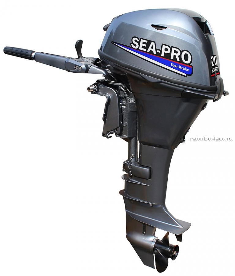 Подвесной лодочный мотор 4-х тактный SEA-PRO F20S 20 л.с. / 51 кг.