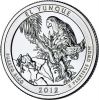 Национальный лес Эль-Юнке 25 центов 2012  монетный двор S