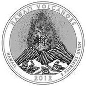 Национальный парк „Гавайские вулканы“, штат Гавайи 25 центов 2012 S