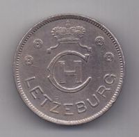 1 франк 1939 г. Люксембург