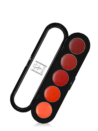 Make-Up Atelier Paris Lipsticks Palette 09 Red Палитра помад из 5 цветов №09 красная гамма