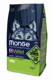 Monge Bwild Dog Boar корм для взрослых собак всех пород с мясом дикого кабана 2 кг
