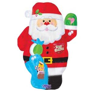 Шар Дед Мороз фольгированный шар с гелием