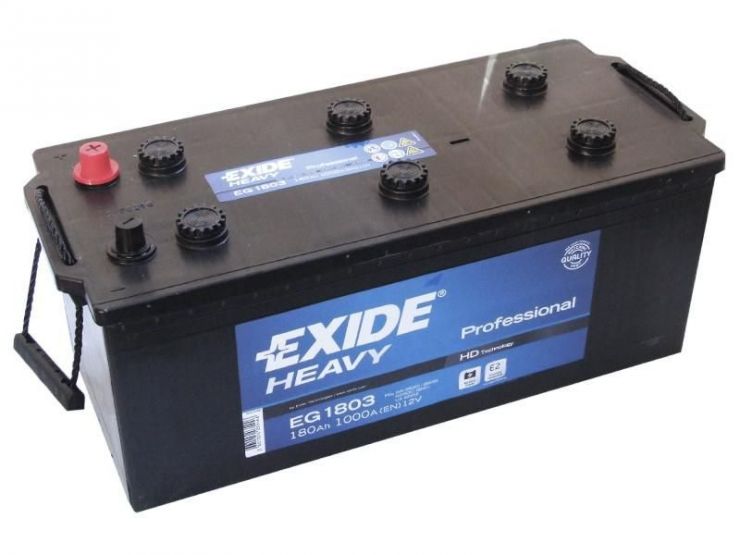 Автомобильный аккумулятор АКБ Exide (Эксайд) EG1803 180Ач о.п. (3) (евро)