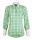 английская Женская рубашка из Англии Великобритании белая в зеленую клетку купить Москва T.M.Lewin приталенная Fitted