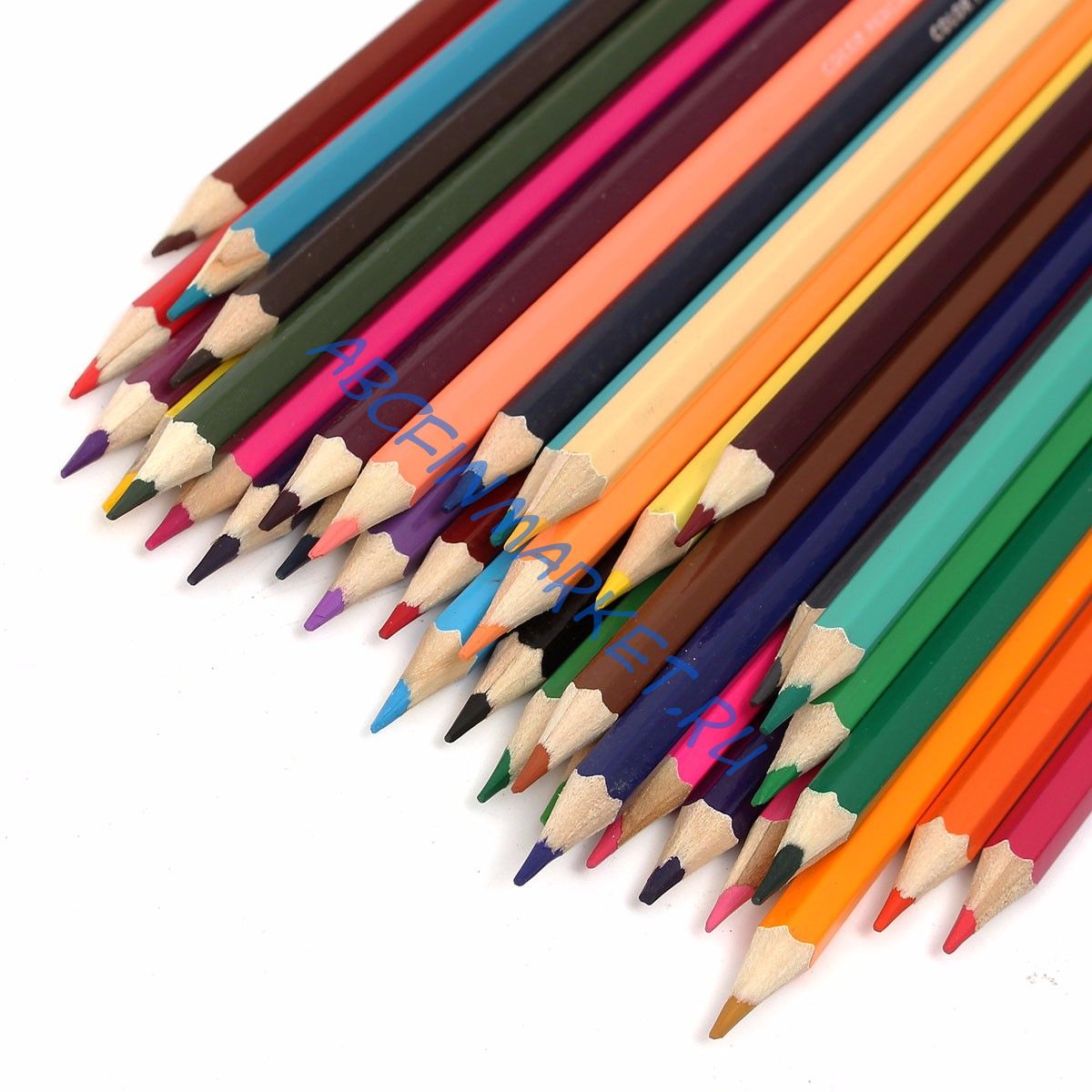 Цветные карандаши artista в жестяной коробке 24 шт