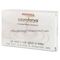 Мыло для лица и тела Сундарья Сливки Патанджали Аюрведа / Divya Patanjali Saundarya Cream Body Cleanser
