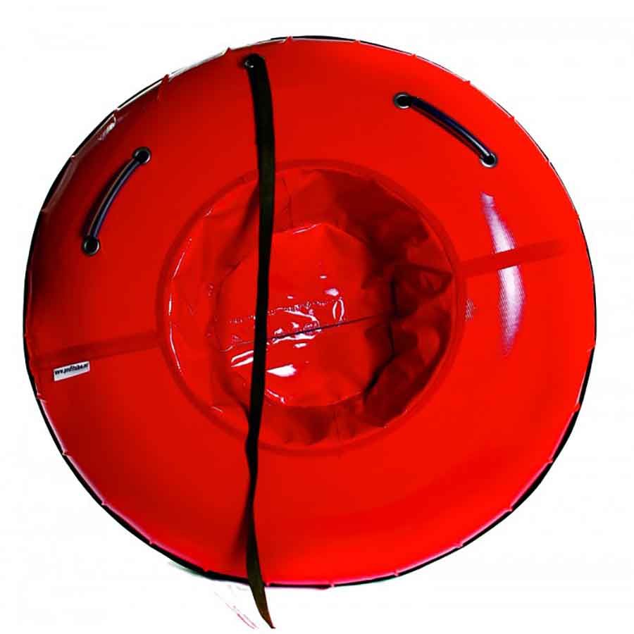 Тюбинг 105см с пластиковым дном Профи красный