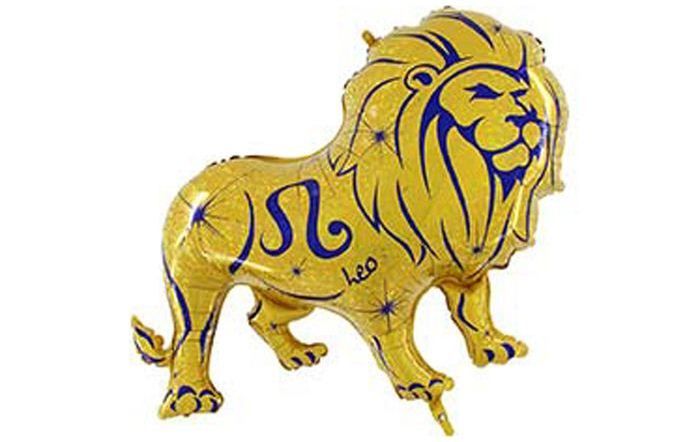 Знак Зодиака Лев фольгированный шар с гелием