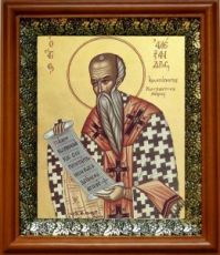 Александр Константинопольский, святитель (19х22), светлый киот