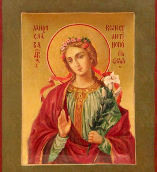 Икона Мирослава Константинопольская (рукописная)