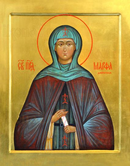 Икона Марфа Дивеевская (рукописная)