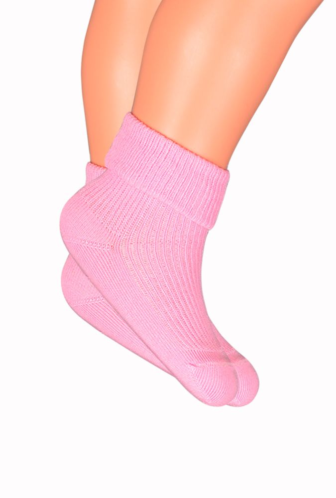Носки детские розовые размер 10-12