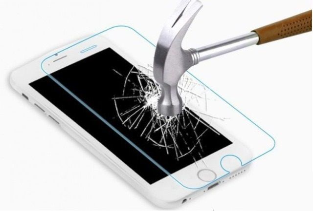 Защитное стекло Apple iPhone 6/iPhone 6S (бронестекло, 3D white)