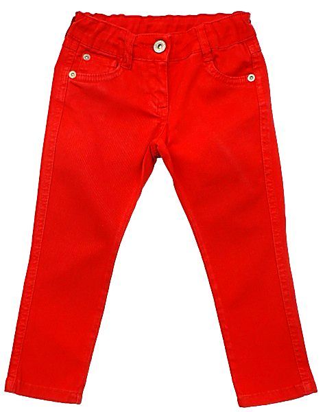 Красные брюки для девочки
