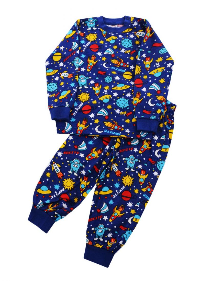 Пижама для мальчика Космос на размер 80